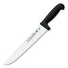 3 Claveles Proflex - Cuchillo Profesional Carnicero Ancho 25 Cm Microban. Negro