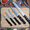 3 Claveles Pom - Cuchillo Cocina Profesional 18 Cm Acero Inoxidable