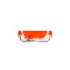 Glasslock Classic - Recipiente Hermético Rectangular De 0.4l En Vidrio Templado. Naranja