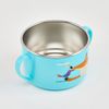 Cuitisan Baby - Taza Infantil De 0.65l En Acero Con Tapa Y Doble Asa Apta Microondas. Azul