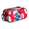 Disney Lilo Y Stitch Kiss - Estuche Escolar Triple Portatodo Tres Cremalleras Trick Fan Ro