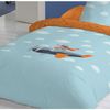 Funda Nordica Infantil/juvenil Reversible Aviador Azul  Cama 90