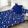 Juego De Sabanas Givette Azul Cama De 160 X 190/200.