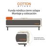 Funda Nordica Reversible Modelo Uxue  Algodón 100% Cama De 135