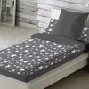 Saco Nordico Con Relleno Givette Para Cama 90 X 190/200 Gris