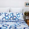 Juego De Sabanas Popy Azul   Cama De 150