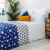 Funda Nordica Triangle Azul Algodón Poliéster Multicolor Cama De 135