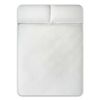 Funda Nórdica Pique Blanco 220x220 Cama De 135