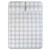 Funda Nórdica Tranquility Percal Algodón Gris Y Blanco Cama De 90