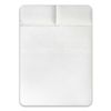 Funda Nórdica Saten Algodon Egipcio 400 Hilos Blanco 150x220 Cama 90