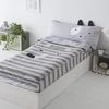 Saco Nordico Con Relleno Gato  Para Cama 90 X 190/200  Gris