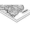 Cuadro De Aluminio Mapa De Lisboa 21x30cm