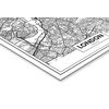 Cuadro De Aluminio Mapa De Londres 21x30cm