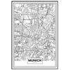 Póster Mapa De Múnich 35x50cm