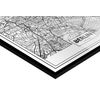 Cuadro Metacrilato Enmarcado Mapa De Ciudad Berlín 70x100cm