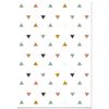 Adhesivo Muebles Multicolor 66x100cm Triángulos Colores