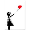 Lienzo Niña Con El Globo Banksy 70x100cm