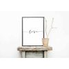 Panorama® Cuadro De Aluminio Amor 50x35cm | Impreso En Aluminio Dibond Blanco | Cuadro Frases Positivas | Cuadros Mensajes Decoración | Cuadros Para Dormitorio | Láminas Decorativas