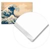 Panorama® Lienzo Hokusai La Gran Ola De Kanagawa 50x35cm | Impreso En Lienzo De Alta Calidad Con Bastidor | Cuadros Decoración Salón | Cuadros Vintage | Cuadros Lienzos Decorativos | Cuadro En Lienzo