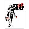 Lienzo Stop Wars Banksy Vertical 50x70cm