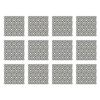 Azulejos Adhesivos Gris 10x10cm Pack De 72 Baldosas Resplandor