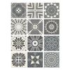 Azulejos Adhesivos Gris 100x10cm Pack De 8 Cenefas Hidráulico