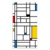 Alfombra Vinílica Multicolor 80x150cm Mondrian