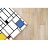 Alfombra Vinílica Multicolor 80x150cm Mondrian