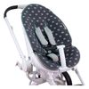 Colchoneta  Para Silla De Paseo Compatible Con Quinny Moodd, Cam Cubo, Stokke Y Cybex Priam Deluxe Jyoko Blue Heart