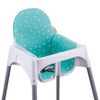 Colchoneta Compatible Con Trona Ikea Antilop Jyoko Mint Sparkles