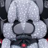 Funda Para Cojín Reductor De Silla De Coche Compatible Con Graco 4ever Jyoko White Star