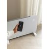 Convector Eléctrico De Cristal Con Wifi, Blanco, 780x75x470 Mm (sin Patas) / 780x240x520 Mm (con Patas), Create - Warm Crystal 2000w