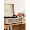 Tocadiscos Retro Con Bluetooth, Usb, Sd, Microsd Y Mp3, Beige, 350x260x115 Mm, Create - Record Player Compact