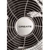 Ventilador De Pie 80w, Cromado, 70x63x130cm, Create - Air Tripod Classic