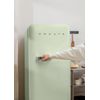 Frigorífico Retro 281l, Verde Pastel-plata, 600x600x1500 Mm, Create- Retro Fridge