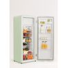 Frigorífico Retro 281l, Verde Pastel-plata, 600x600x1500 Mm, Create- Retro Fridge