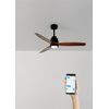 Windstylance Dc - Función Verano/invierno - Ventilador De Techo 40w Silencioso Ø132 Cm Con Luz Con Wifi