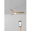 Windstylance Dc - Función Verano/invierno - Ventilador De Techo 40w Silencioso Ø132 Cm Con Luz Con Wifi