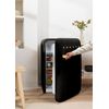 Frigorífico Retro 107l , Negro-madera, 560x540x840 Mm, Create- Retro Fridge