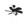 Ventilador De Techo 53w Silencioso Ø86 Cm, Negro- Negro- Con Luz- Mando A Distancia, Create - Windlight Easy