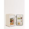 Frigorífico Retro 107l , Blanco Roto-plata, 560x540x840 Mm, Create- Retro Fridge