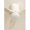 Ventilador De Techo Para Exteriores 40w Ø132 Cm, Blanco- Blanco- Con Luz- Mando A Distancia, Create - Windcalm Patio Dc