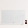 Convector Eléctrico De Cristal Con Wifi, Blanco, 850x75x465 Mm, Create - Warm Crystal 2500w