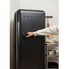 Frigorífico Retro 281l, Negro-negro, 600x600x1500 Mm, Create - Retro Fridge