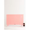 Convector Eléctrico De Cristal Con Wifi, Rosa Pastel Con Ruedas, 780x75x470 Mm (sin Patas) / 780x240x520 Mm (con Patas), Create - Warm Crystal 2000w