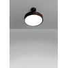 Ventilador De Techo 40w Silencioso Ø108 Cm, Negro & Madera Oscura- Transparente- Con Luz- Mando A Distancia, Create - Wind Clear