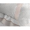 Juego De Sábanas Invierno Ezio Beige Franela 100% Algodón Para Cama De 90 Cm