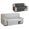 Valentia Home Cubre Sofá Reversible Rombo 2 Plazas Gris/antracita