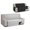 Valentia Home Cubre Sofá Reversible Rombo 2 Plazas Gris/negro