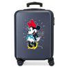 Maleta De Cabina Minnie Rígida 55cm Rock Dots Azul